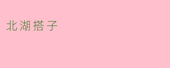 北湖搭子