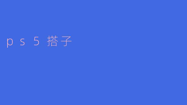 ps5搭子