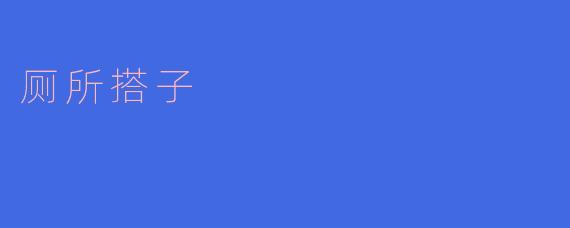 厕所搭子的作用是什么？