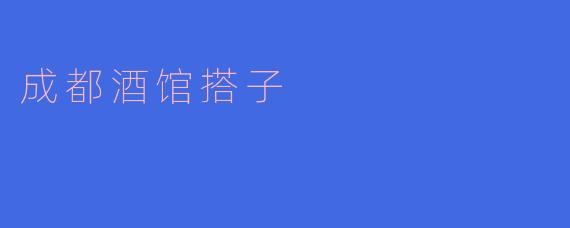 成都酒馆搭子