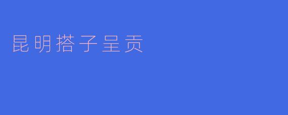 昆明搭子呈贡