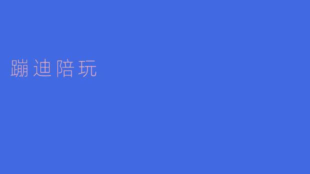 和“蹦迪陪玩”一起释放压力