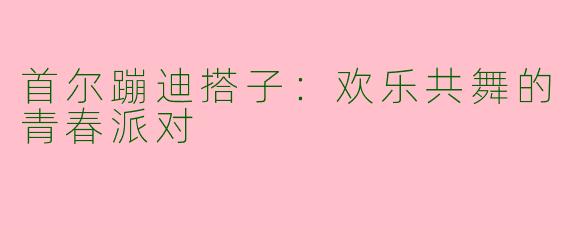 首尔蹦迪搭子：欢乐共舞的青春派对
