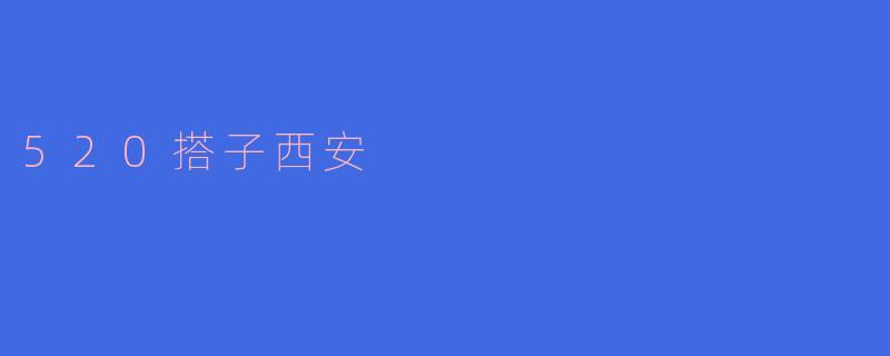 520搭子西安