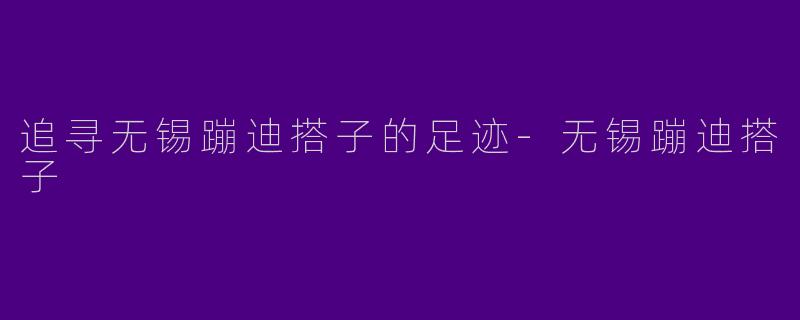 追寻无锡蹦迪搭子的足迹-无锡蹦迪搭子