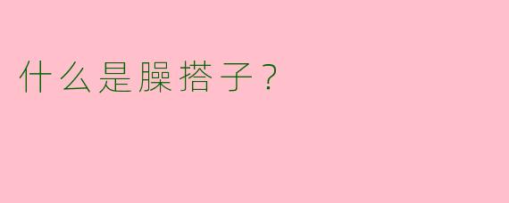 什么是臊搭子?