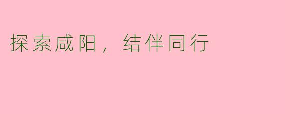 探索咸阳，结伴同行