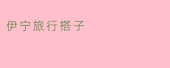 伊宁旅行搭子