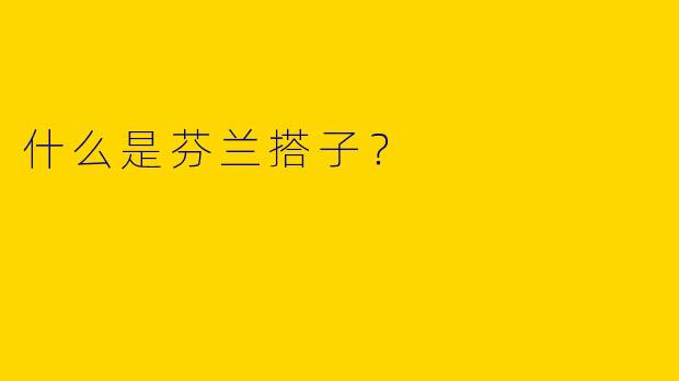 什么是芬兰搭子？