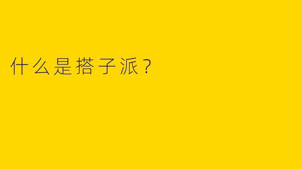 什么是搭子派?