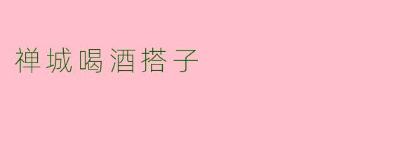 禅城喝酒搭子