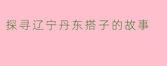 探寻辽宁丹东搭子的故事