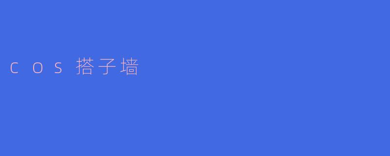 cos搭子墙