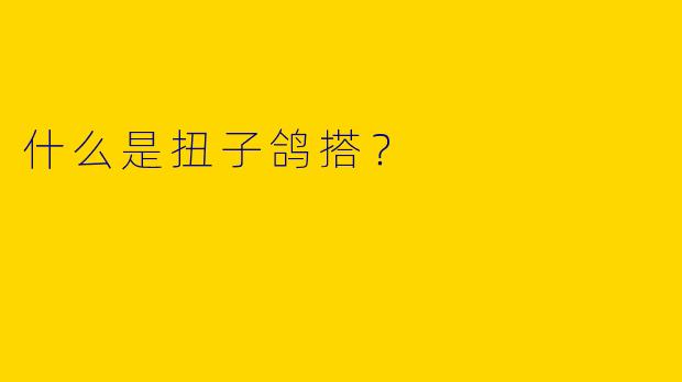 什么是扭子鸽搭？
