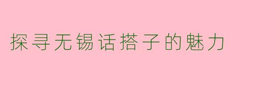 探寻无锡话搭子的魅力