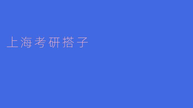 上海考研搭子