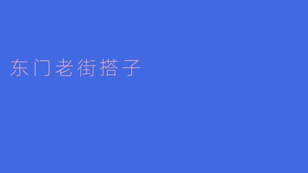 东门老街搭子
