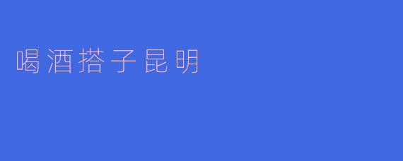 喝酒搭子昆明