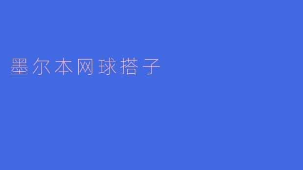 墨尔本网球搭子