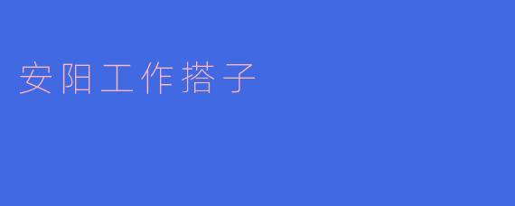 安阳工作搭子:团结合作共谋发展