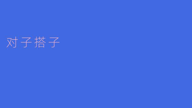 什么叫做“对子搭子”？