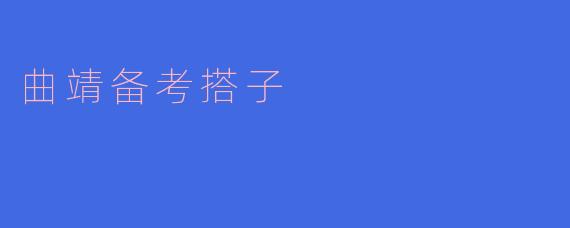曲靖备考搭子