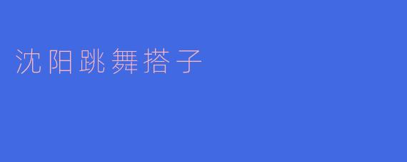 舞蹈之城，沈阳跳舞搭子