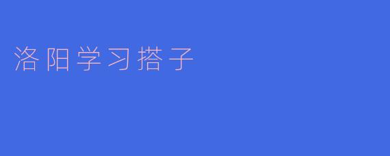 什么是洛阳学习搭子?