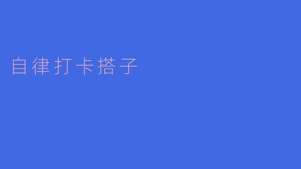 什么是自律打卡搭子？
