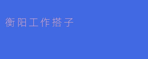 和谐共赢,携手奋进——衡阳工作搭子