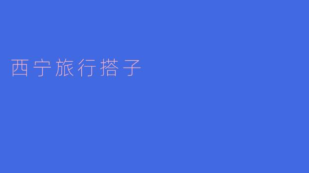 你打算去西宁旅行吗?