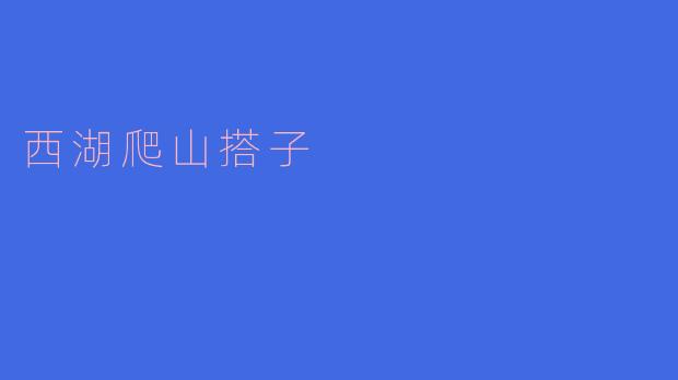 西湖爬山搭子