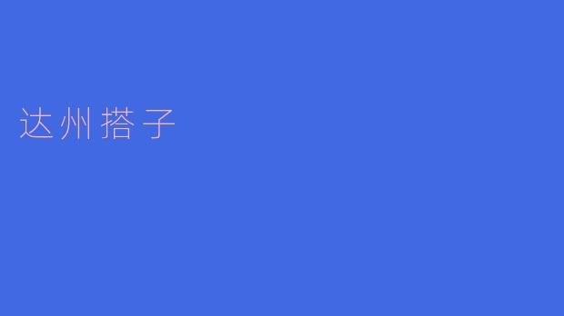 达州搭子