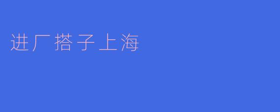 探访上海进口商品搭子