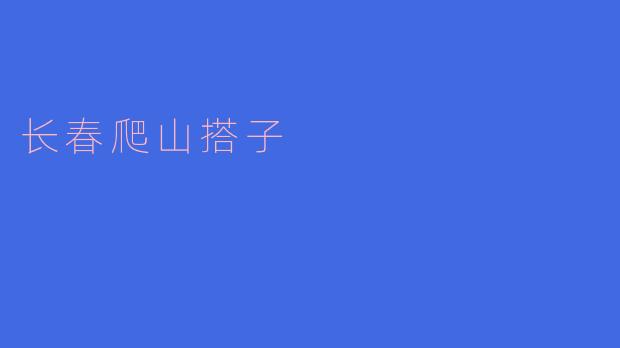 长春爬山搭子