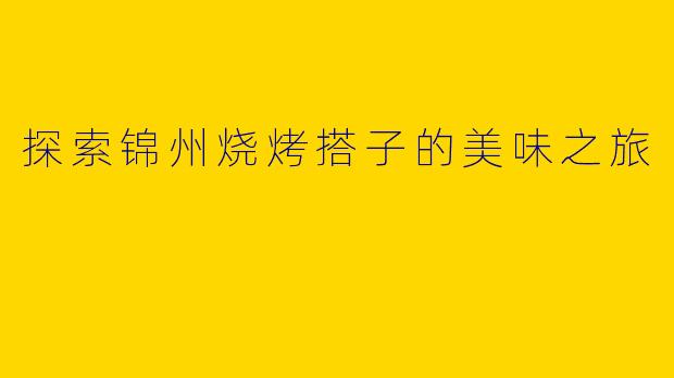 探索锦州烧烤搭子的美味之旅