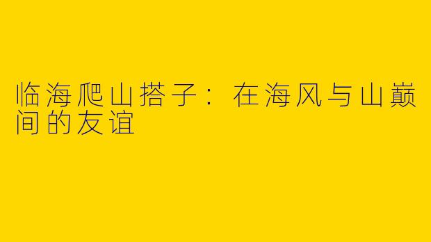临海爬山搭子:在海风与山巅间的友谊