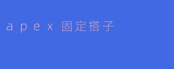 apex固定搭子