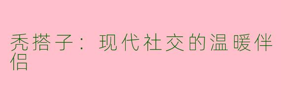 秃搭子：现代社交的温暖伴侣