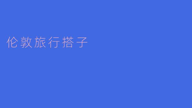 ### 寻找伦敦旅行搭子:一起探索这座迷人城市
