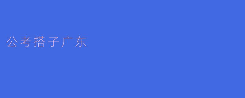 公考搭子广东的活动形式是怎样的?**