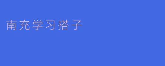 南充学习搭子