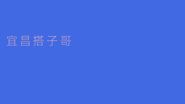 宜昌搭子哥