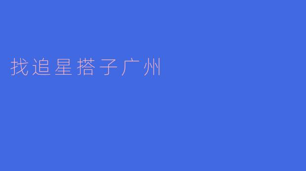 找追星搭子广州