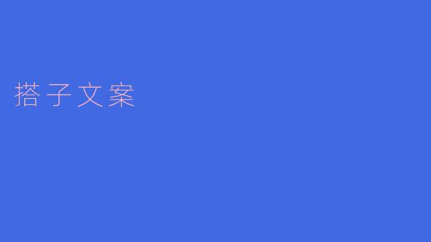 搭子文案