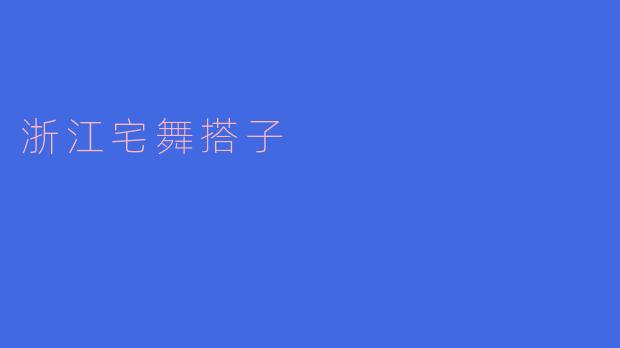 浙江宅舞搭子