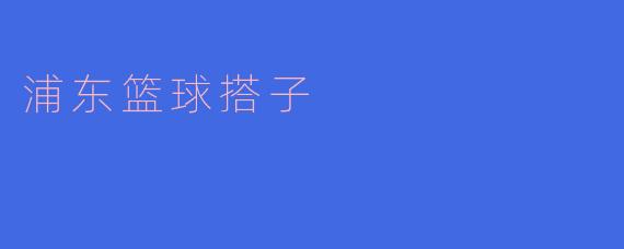 什么是“浦东篮球搭子”?