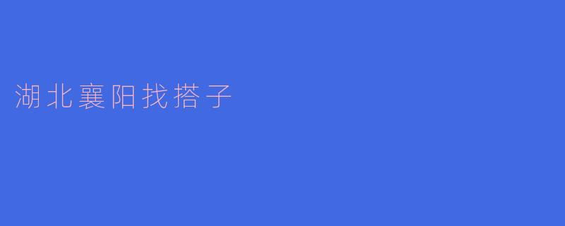 湖北襄阳：找搭子的温暖社交新方式