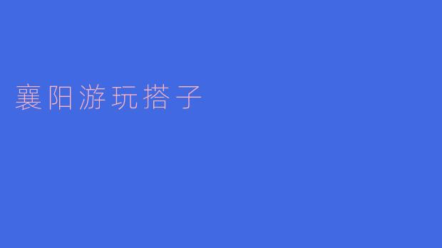 襄阳游玩搭子