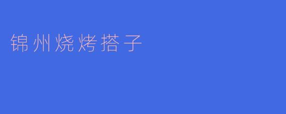 探索锦州烧烤搭子的美味之旅